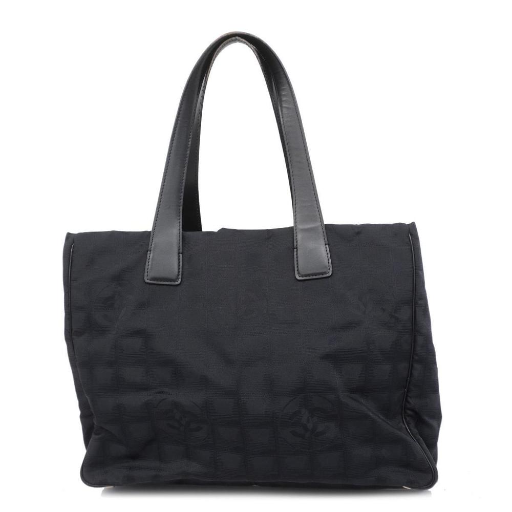 Chanel Nylon Tote Bag Black